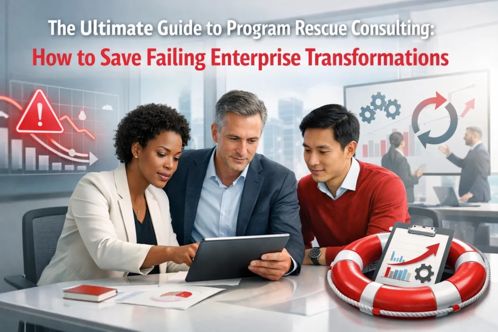 Dark Consultancy team collaborating on an enterprise transformation strategy.